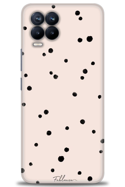 Realme 8 Kılıf HD Baskılı Kılıf - Puantiye