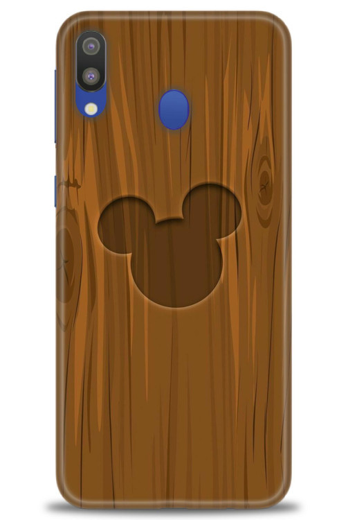 Samsung Galaxy A10S Kılıf HD Baskılı Kılıf - Ahşap Mickey