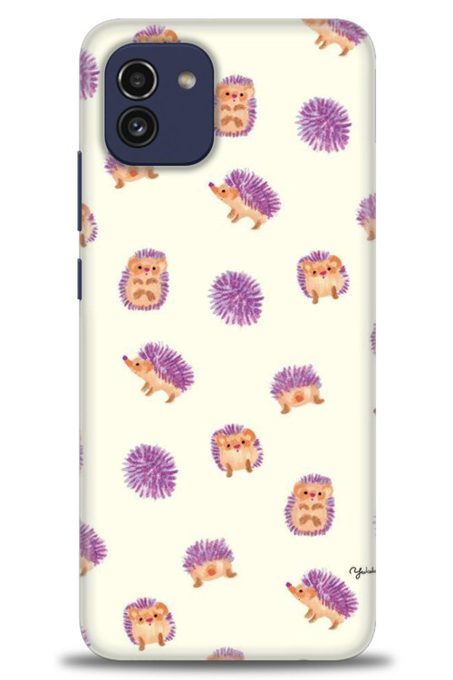 Samsung Galaxy A03 Kılıf HD Baskılı Kılıf - Minik Kirpiler