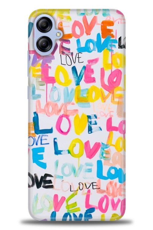 Samsung Galaxy A04E Kılıf HD Baskılı Kılıf - Love Love