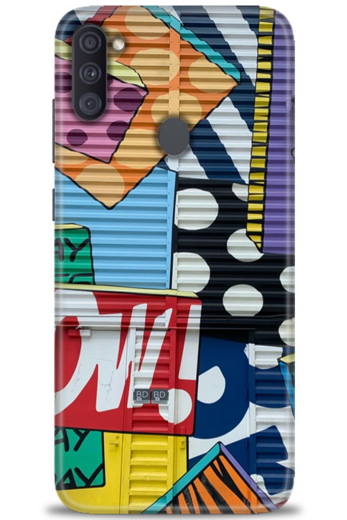 Samsung Galaxy A11 Kılıf HD Baskılı Kılıf - Grafiti