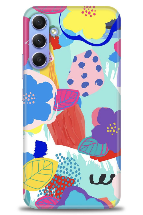Samsung Galaxy A05s Kılıf HD Baskılı Kılıf - Flowers