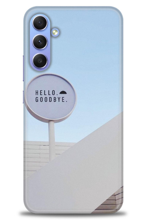 Samsung Galaxy A05s Kılıf HD Baskılı Kılıf - Hello GoodBye