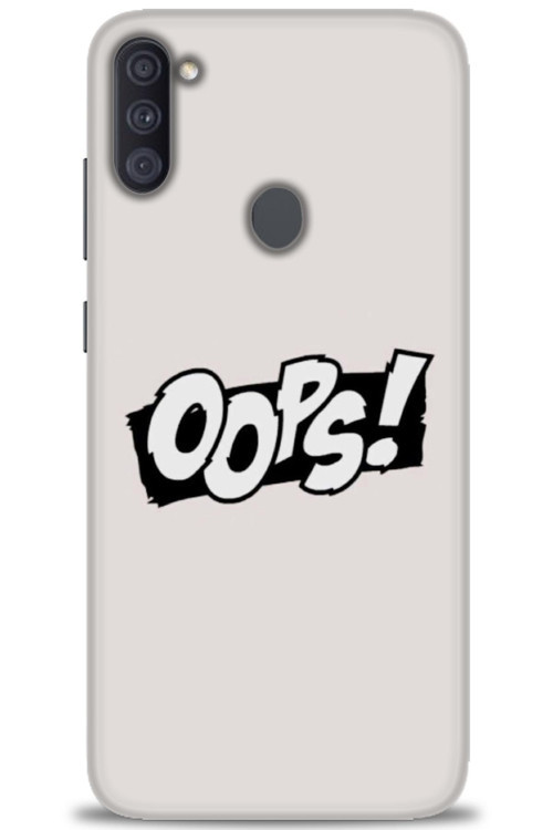 Samsung Galaxy A11 Kılıf HD Baskılı Kılıf - Oops!