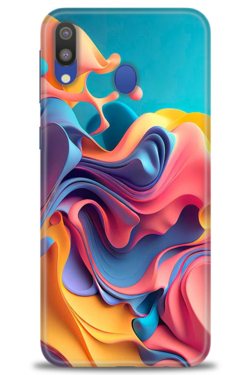 Samsung Galaxy A10S Kılıf HD Baskılı Kılıf - Renkli Su
