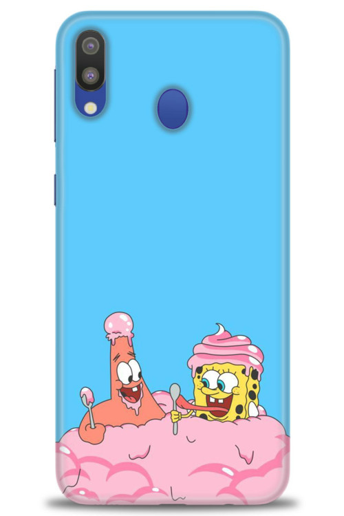 Samsung Galaxy A10S Kılıf HD Baskılı Kılıf - SpongeBob