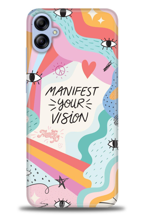 Samsung Galaxy A05 Kılıf HD Baskılı Kılıf - Manifest Your Vision