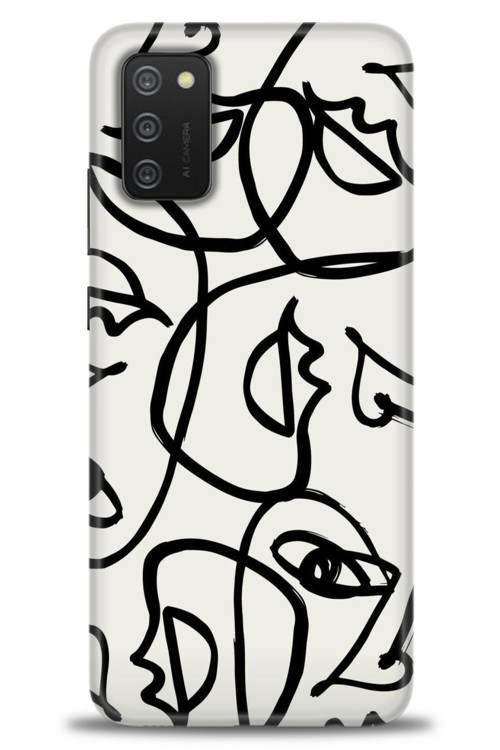 Samsung Galaxy A03S Kılıf HD Baskılı Kılıf - Suratlar