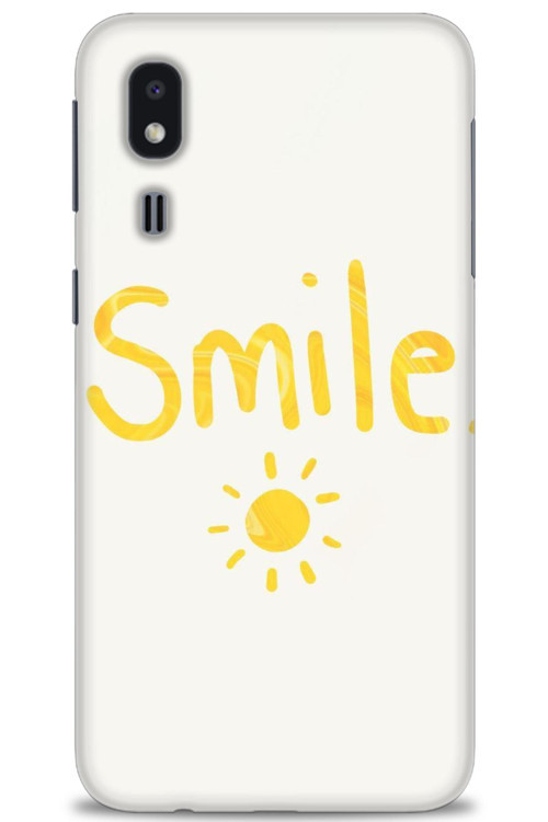 Samsung Galaxy A2 Core Kılıf HD Baskılı Kılıf - Smile Güneş