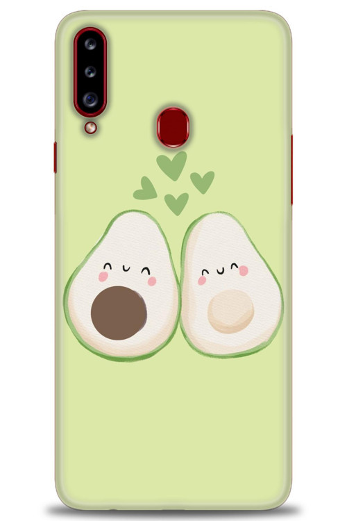 Samsung Galaxy A20S Kılıf HD Baskılı Kılıf - Avacado