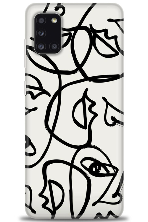 Samsung Galaxy A31 Kılıf HD Baskılı Kılıf - Suratlar