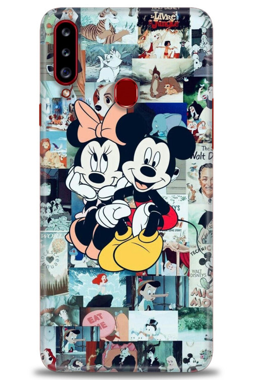 Samsung Galaxy A20S Kılıf HD Baskılı Kılıf - Cartoons