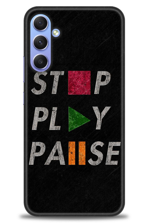 Samsung Galaxy A24 Kılıf HD Baskılı Kılıf - Stop Play