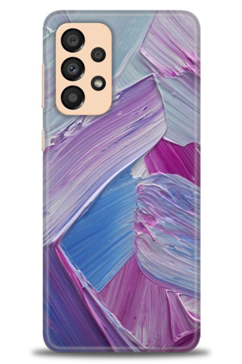 Samsung Galaxy A33 5G Kılıf HD Baskılı Kılıf - Purple