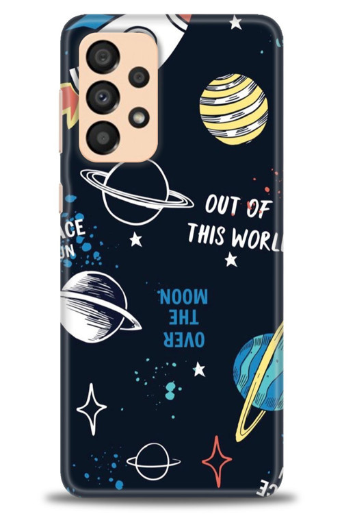 Samsung Galaxy A33 5G Kılıf HD Baskılı Kılıf - Space Fun