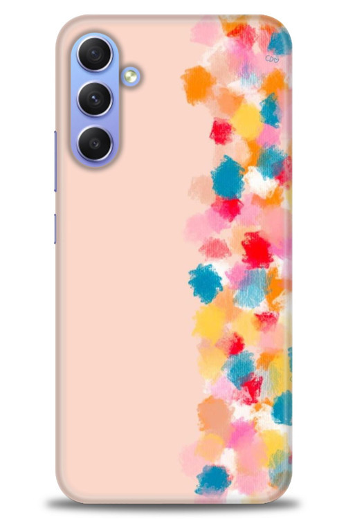 Samsung Galaxy A34 Kılıf HD Baskılı Kılıf - Parça Tuval