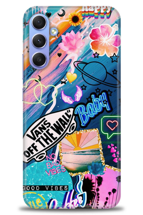 Samsung Galaxy A34 Kılıf HD Baskılı Kılıf - Happy Vans
