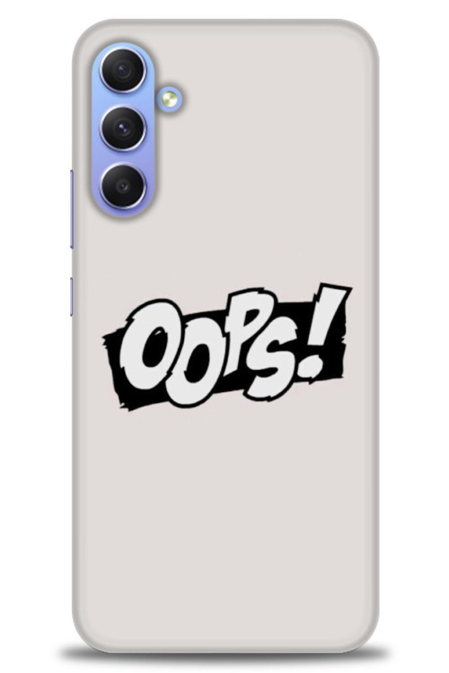 Samsung Galaxy A34 Kılıf HD Baskılı Kılıf - Oops!