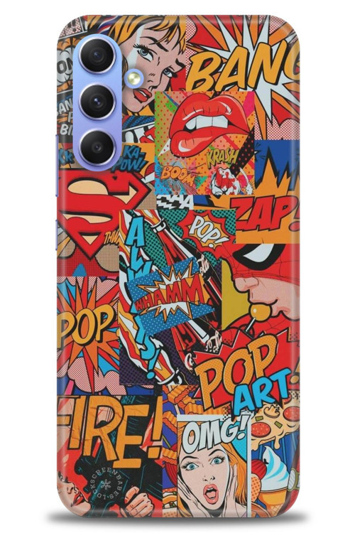 Samsung Galaxy A24 Kılıf HD Baskılı Kılıf - Cartoons