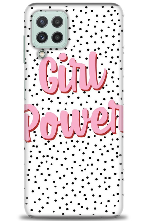 Samsung Galaxy A22 Kılıf HD Baskılı Kılıf - Girl Power