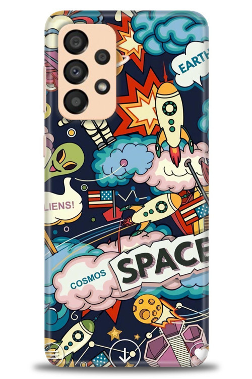 Samsung Galaxy A33 5G Kılıf HD Baskılı Kılıf - Space