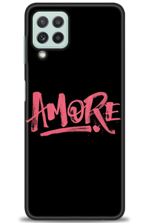 Samsung Galaxy A22 Kılıf HD Baskılı Kılıf - Amore
