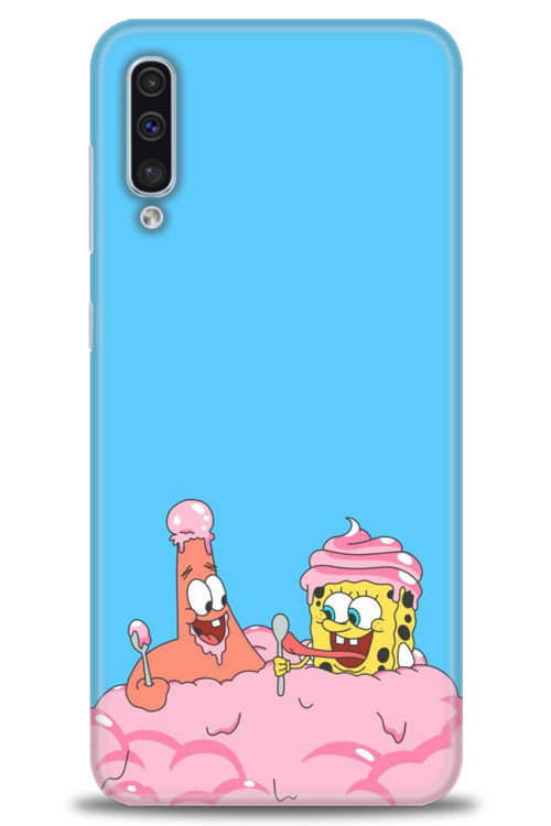 Samsung Galaxy A50S Kılıf HD Baskılı Kılıf - SpongeBob