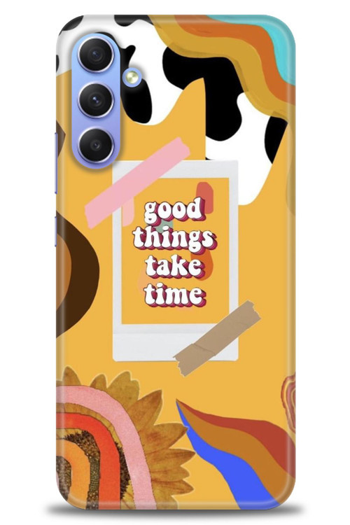 Samsung Galaxy A24 Kılıf HD Baskılı Kılıf - Take Time