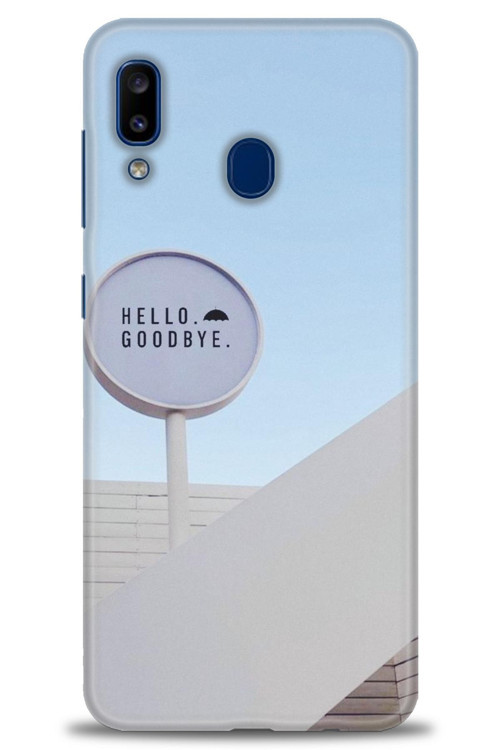 Samsung Galaxy A30 Kılıf HD Baskılı Kılıf - Hello GoodBye