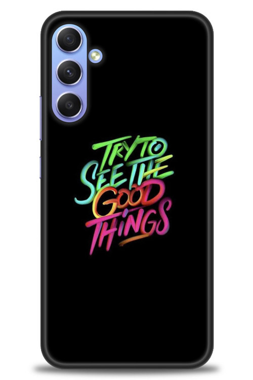 Samsung Galaxy A24 Kılıf HD Baskılı Kılıf - Good Things