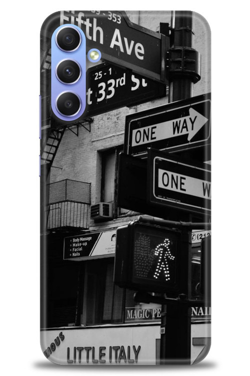 Samsung Galaxy A34 Kılıf HD Baskılı Kılıf - One Way