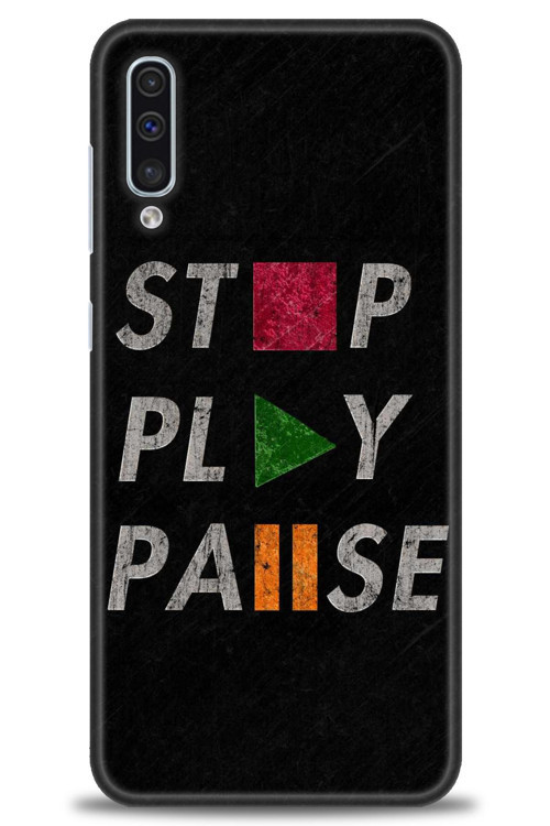 Samsung Galaxy A30S Kılıf HD Baskılı Kılıf - Stop Play