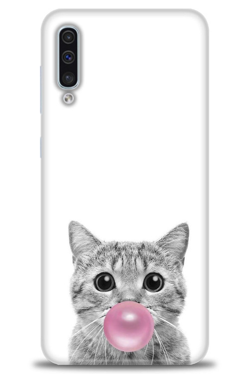 Samsung Galaxy A30S Kılıf HD Baskılı Kılıf - Cat
