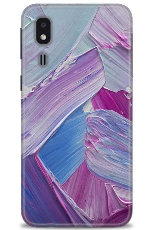Samsung Galaxy A2 Core Kılıf HD Baskılı Kılıf - Purple