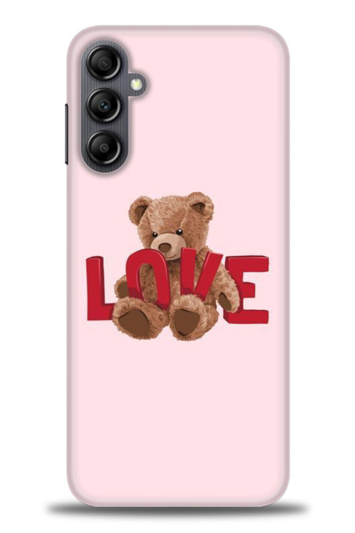 Samsung Galaxy A14 Kılıf HD Baskılı Kılıf - Love Bear