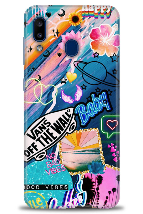 Samsung Galaxy A20 Kılıf HD Baskılı Kılıf - Baby