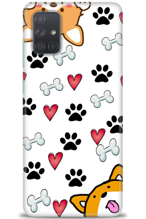 Samsung Galaxy A51 Kılıf HD Baskılı Kılıf - Dog