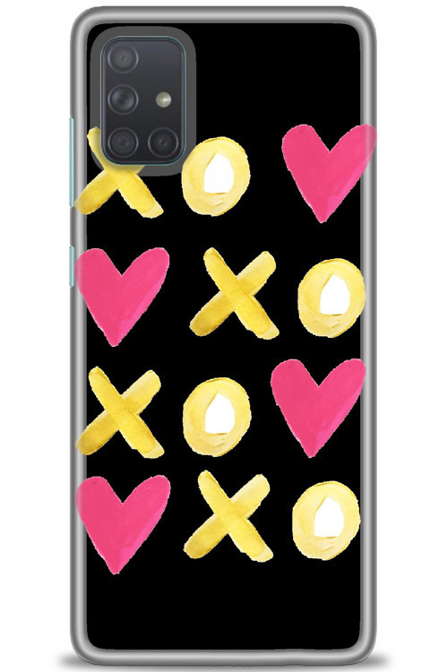 Samsung Galaxy A51 Kılıf HD Baskılı Kılıf - XOXOXO