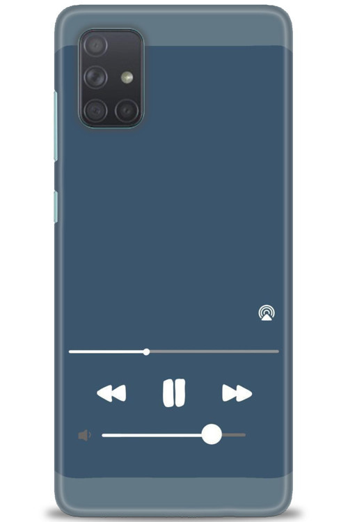Samsung Galaxy A51 Kılıf HD Baskılı Kılıf - Müzik Çalar