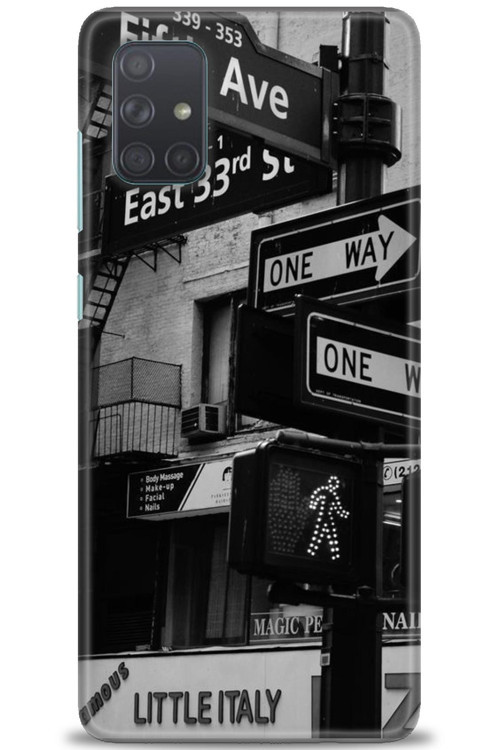 Samsung Galaxy A51 Kılıf HD Baskılı Kılıf - One Way