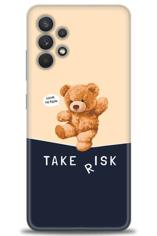 Samsung Galaxy A32 Kılıf HD Baskılı Kılıf - Take Risk