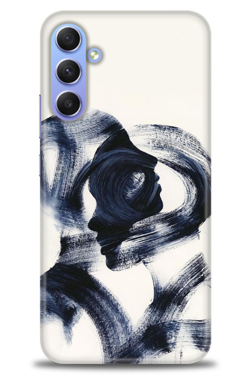 Samsung Galaxy A24 Kılıf HD Baskılı Kılıf - Adam ve Kadın