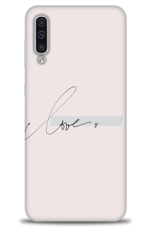 Samsung Galaxy A50 Kılıf HD Baskılı Kılıf - Love