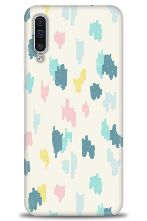 Samsung Galaxy A30S Kılıf HD Baskılı Kılıf - Blue