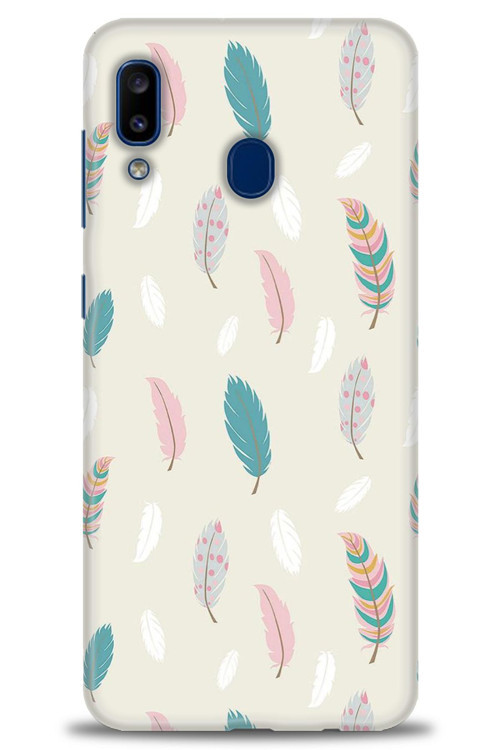 Samsung Galaxy A30 Kılıf HD Baskılı Kılıf - Tüyler
