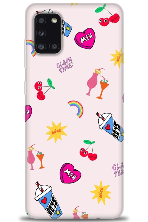 Samsung Galaxy A31 Kılıf HD Baskılı Kılıf - Glam Time