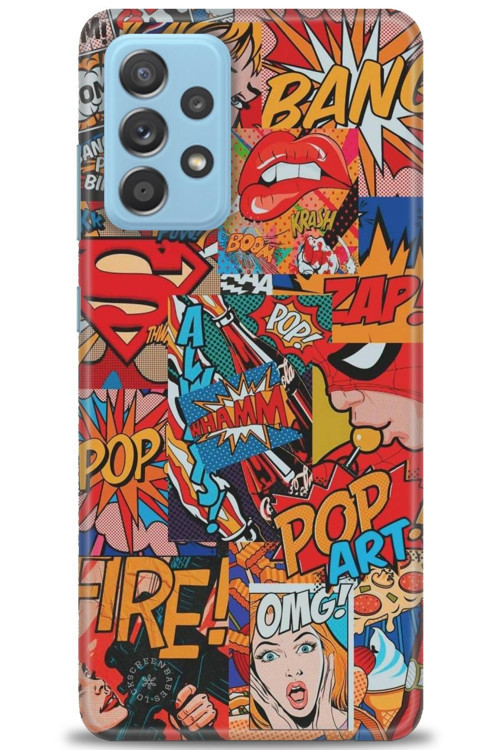 Samsung Galaxy A52 Kılıf HD Baskılı Kılıf - Cartoons
