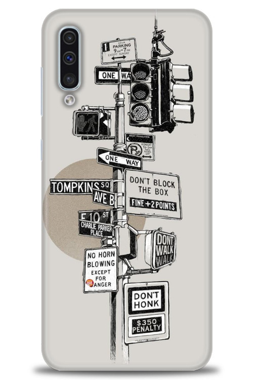 Samsung Galaxy A50 Kılıf HD Baskılı Kılıf - Tabelalar