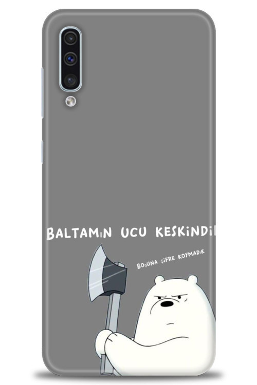 Samsung Galaxy A50S Kılıf HD Baskılı Kılıf - Baltamın Ucu Keskindir