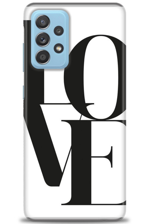 Samsung Galaxy A52 Kılıf HD Baskılı Kılıf - Love